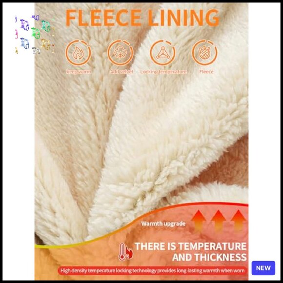 Sherpa Lined Fleece Jogger Pants Winter Warm Active Running Sweatpants - Picture 4 of 8